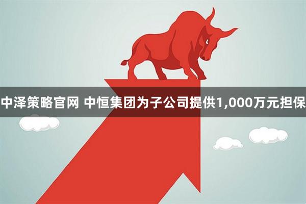 中泽策略官网 中恒集团为子公司提供1,000万元担保
