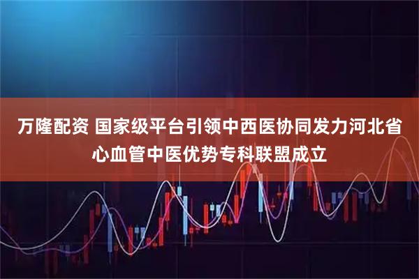 万隆配资 国家级平台引领中西医协同发力河北省心血管中医优势专科联盟成立
