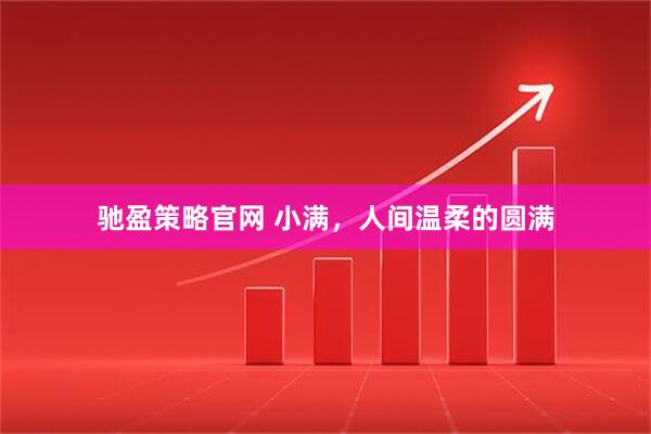 驰盈策略官网 小满，人间温柔的圆满